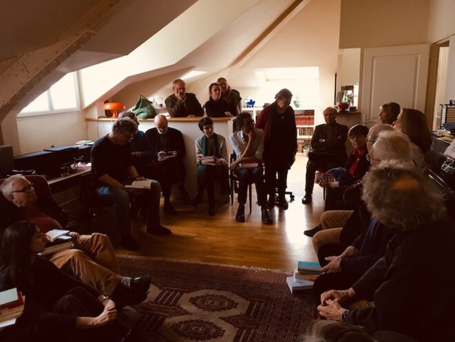 Une partie du comité de rédaction d'EaN © Pierre Benetti Une partie du comité de rédaction d'EaN © Pierre Benetti