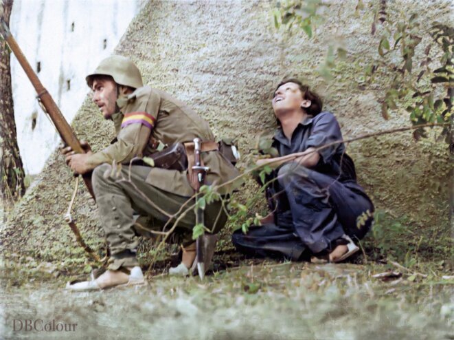 Gerda Taro, une journaliste sur le front républicain de Cordoba, 1 an avant sa mort.