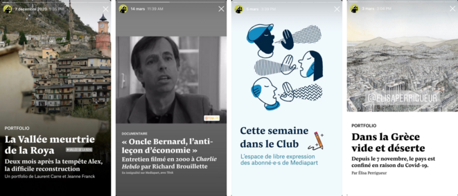 Les stories de Mediapart Les stories de Mediapart