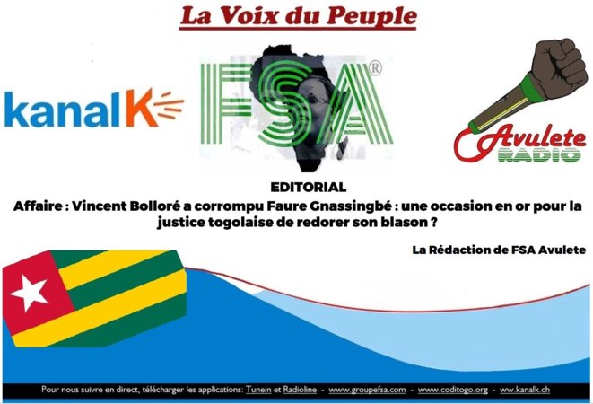 Togo : Bolloré–Gnassingbé, occasion en or pour redorer le blason de la justice