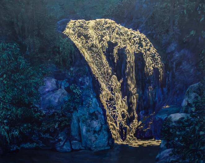 Bruno Gadenne, "Air terjun emas (la cascade d'or)", 2015 Bruno Gadenne, "Air terjun emas (la cascade d'or)", 2015