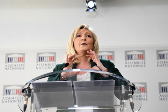 Marine Le Pen. © Alain Jocard / AFP
