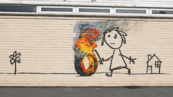École Banksy à Bristol, 2016 © Banksy École Banksy à Bristol, 2016 © Banksy