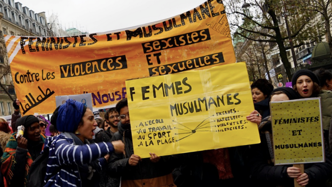 Manifestation contre les violences sexuelles et sexistes, à Paris, en 2018. © Rachida El Azzouzi