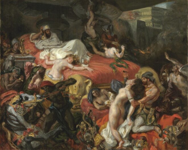 La Mort de Sardanapale, Eugène Delacroix, 1827. © Eugène Delacroix