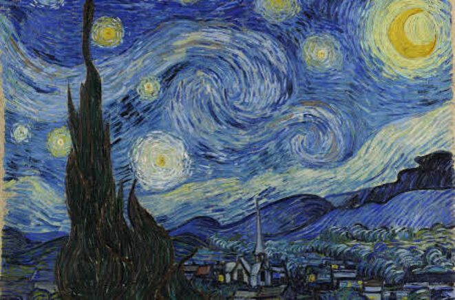 La Nuit étoilée, Vincent Van Goh. La Nuit étoilée, Vincent Van Goh.