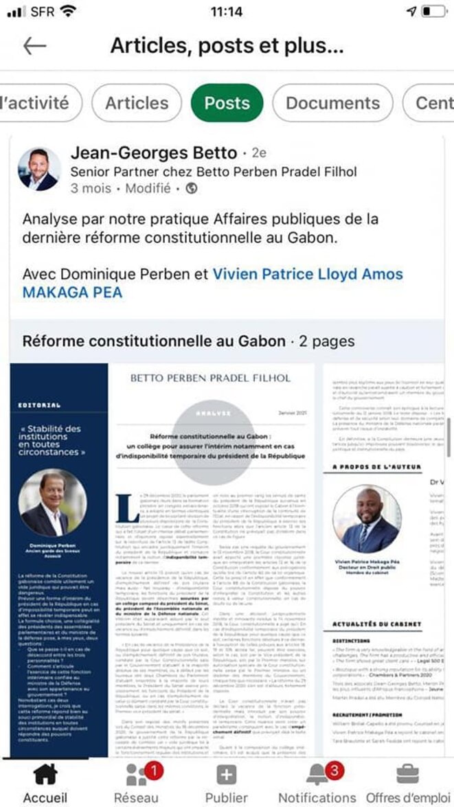 le cabinet qui défend Mme Liliane Bulabula Wamusanza, épouse Massala, Ambassadeur Haut Représentant de la République gabonaise en France. le cabinet qui défend Mme Liliane Bulabula Wamusanza, épouse Massala, Ambassadeur Haut Représentant de la République gabonaise en France.