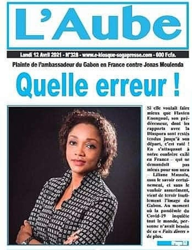 Liliane Bulabula Wamusanza, épouse Massala, Ambassadeur Haut Représentant de la République gabonaise en France. Liliane Bulabula Wamusanza, épouse Massala, Ambassadeur Haut Représentant de la République gabonaise en France.