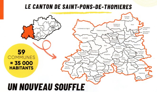Départementales  2021 / Saint-Pons de Thomières / Hérault Debout