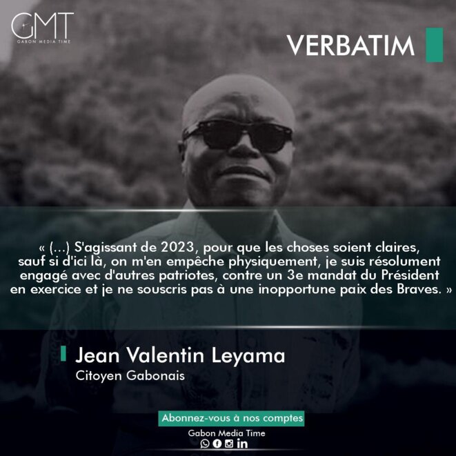 Jean Valentin LEYAMA/propriété GMT Jean Valentin LEYAMA/propriété GMT