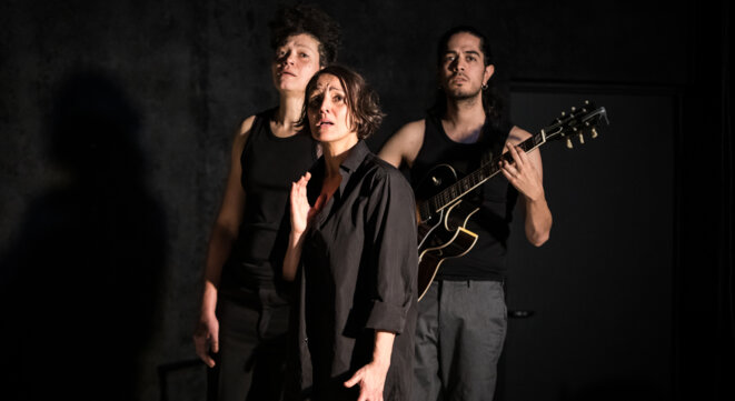 Scène de "Trézènz mélodies" © Simon Gosselin Scène de "Trézènz mélodies" © Simon Gosselin