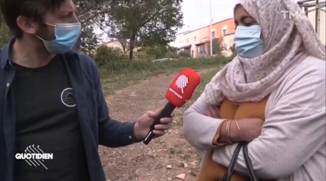 Capture d'écran de l'émission Quotidien, sur TMC. Capture d'écran de l'émission Quotidien, sur TMC.