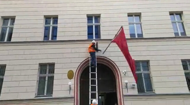 Berlin: Drapeau marocain profané