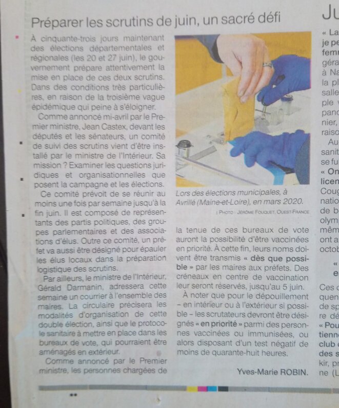 SUITE A DEFENDRE OU PAS ...18/04/2021