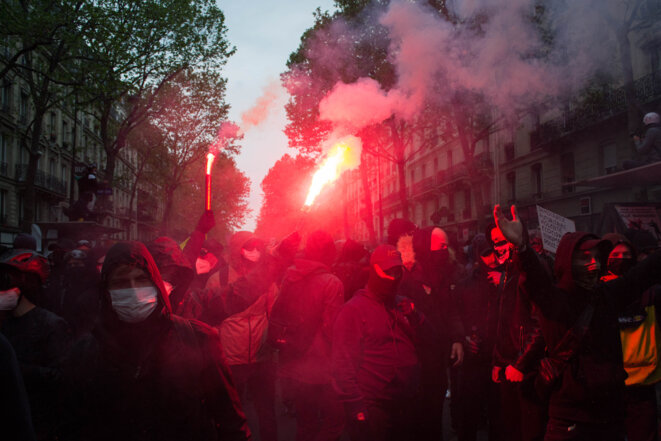 Manifestation du 1er mai 2021, Paris. © Samuel Clauzier Manifestation du 1er mai 2021, Paris. © Samuel Clauzier