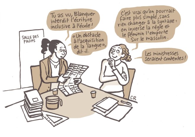 Écriture inclusive © Claire Robert Écriture inclusive © Claire Robert