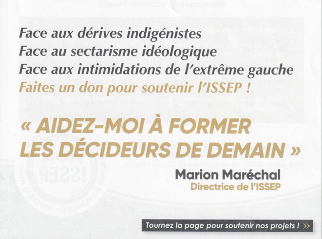 Extrait du courrier de Marion Maréchal daté du 16 avril. © Capture d'écran Extrait du courrier de Marion Maréchal daté du 16 avril. © Capture d'écran