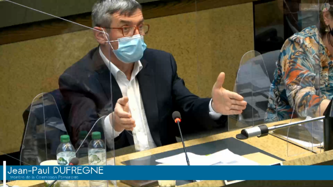 Jean-Paul Dufrègne, député PCF de la 1ère circonscription de l’Allier depuis 2017, a présidé le Conseil départemental entre 2008 et 2015. Il est remplaçant aux élections départementales de ce mois de juin, dans l'équipe de son actuelle «binôme» du canton de Souvigny, Marie-Françoise Lacarin. Jean-Paul Dufrègne, député PCF de la 1ère circonscription de l’Allier depuis 2017, a présidé le Conseil départemental entre 2008 et 2015. Il est remplaçant aux élections départementales de ce mois de juin, dans l'équipe de son actuelle «binôme» du canton de Souvigny, Marie-Françoise Lacarin.