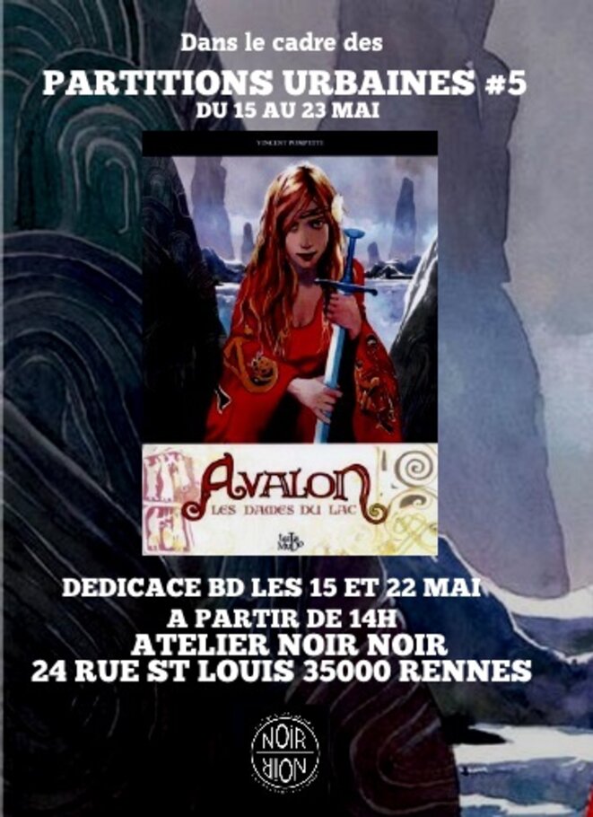 Dédicace BD à Rennes à l'Atelier Noir Noir