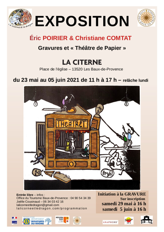 EXPOSITION GRAVURES D'ÉRIC POIRIER ET CHRISTIANE COMTAT
