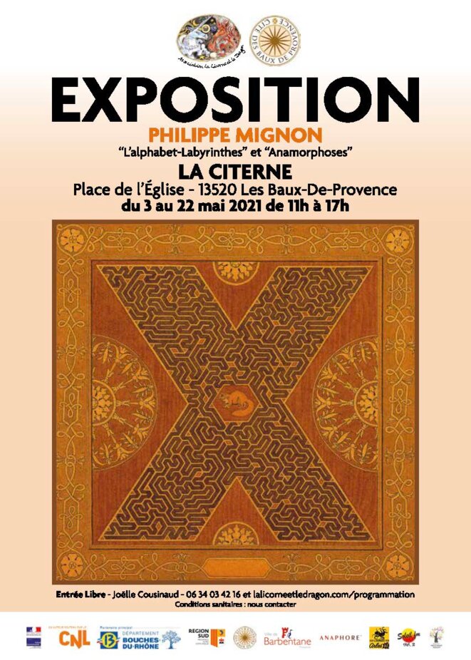 L'ALPHABET-LABYRINTHES et ANAMORPHOSES de Philippe MIGNON - PROLONGATION