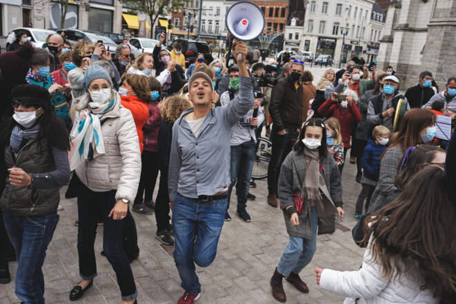 Rassemblement Collectif Citoyen de Tourcoing pour défendre la culture et le lien social, 30 avril 2021 © Jean-Philippe Huguet Rassemblement Collectif Citoyen de Tourcoing pour défendre la culture et le lien social, 30 avril 2021 © Jean-Philippe Huguet