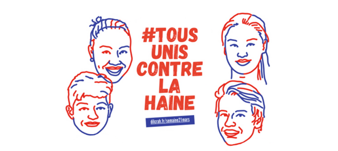 Semaine d'éducation contre le racisme. L'affiche de la DILCRAH Mars 2021. Semaine d'éducation contre le racisme. L'affiche de la DILCRAH Mars 2021.