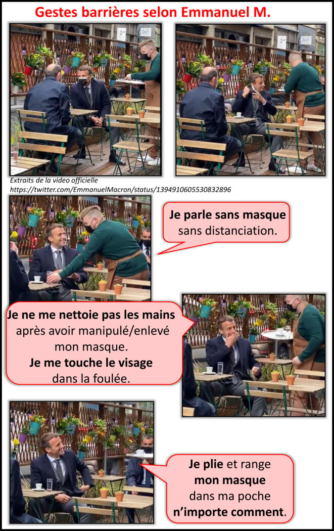 Covid19 : Gestes barrières selon Emmanuel M.