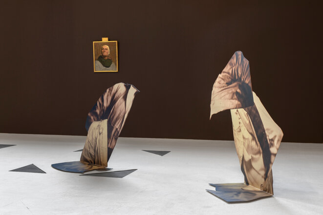 Vue de l'exposition Tout me trouble à la surface, Éléonore False, 2021 Commissaire de l'exposition : Kathy Alliou Palais des Beaux-Arts, Paris © Crédit photo : Nicolas Brasseur Vue de l'exposition Tout me trouble à la surface, Éléonore False, 2021 Commissaire de l'exposition : Kathy Alliou Palais des Beaux-Arts, Paris © Crédit photo : Nicolas Brasseur