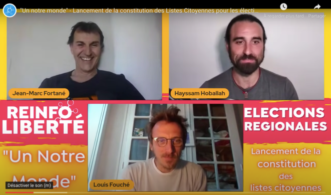 Image extraite de la vidéo de présentation de la liste Un nôtre monde. © Capture d’écran Image extraite de la vidéo de présentation de la liste Un nôtre monde. © Capture d’écran