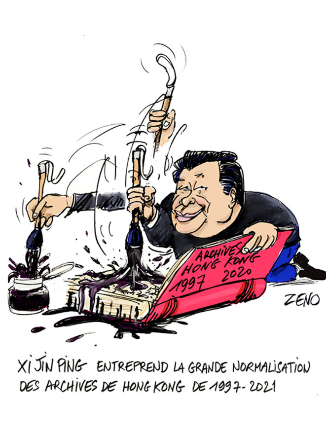 Grand nettoyage  des archives de Hong Kong par Pekin