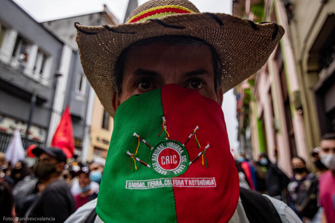 Manifestation du “Paro Nacional”, Manizales (département de Caldas), Colombie. © Andres Camilo Valencia Manifestation du “Paro Nacional”, Manizales (département de Caldas), Colombie. © Andres Camilo Valencia