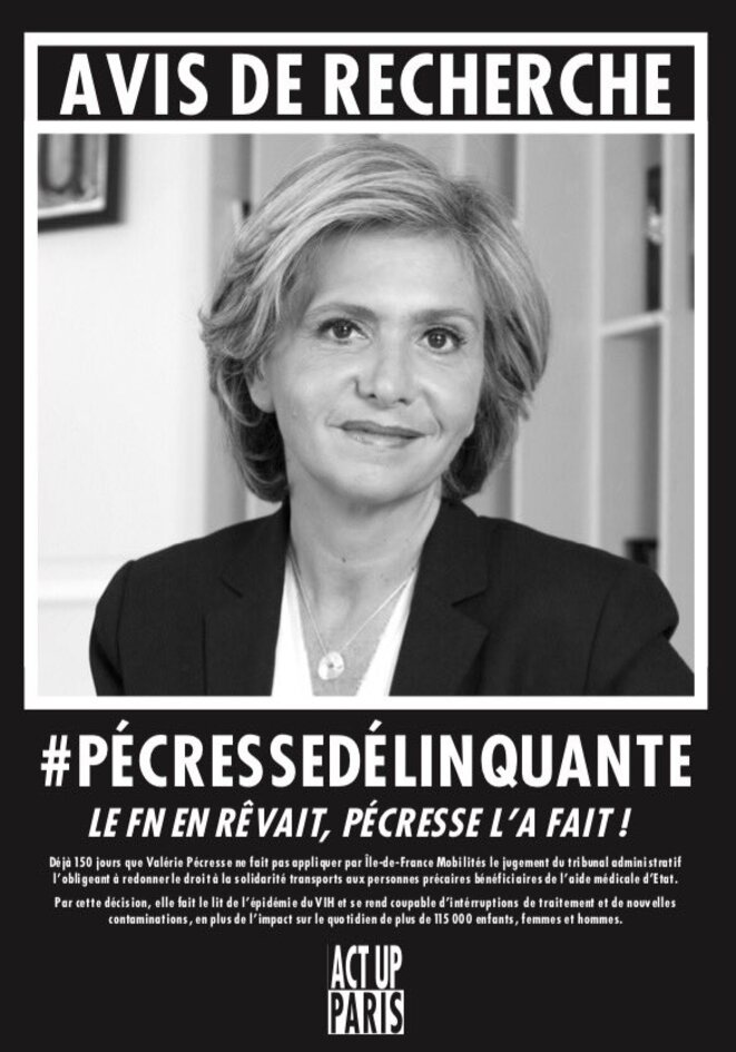 #PécresseDélinquante : la justice a tranché, Act Up-Paris relaxée !