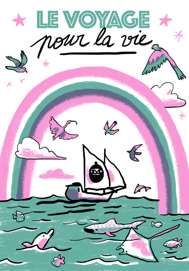 Bande dessinée sur la venue des zapatistes en Europe