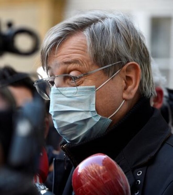François Grosdidier, le 12 février 2021. © Jean-Christophe Verhaegen / AFP François Grosdidier, le 12 février 2021. © Jean-Christophe Verhaegen / AFP