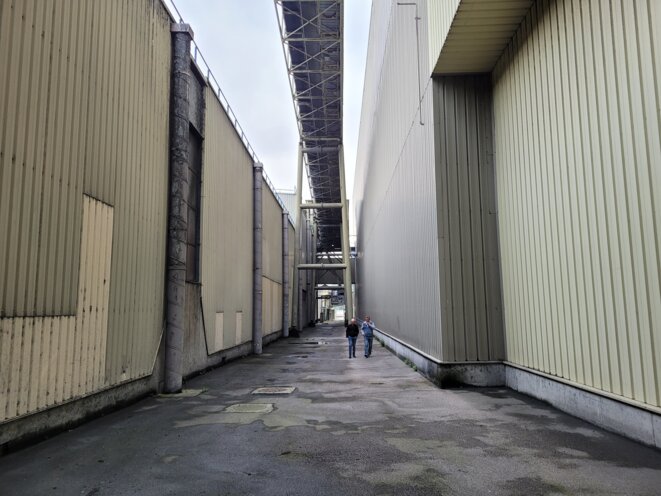 L’usine Chapelle-Darblay. © JM / Mediapart L’usine Chapelle-Darblay. © JM / Mediapart