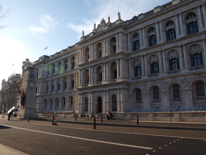 Le Ministère des Affaires Étrangères et du Commonwealth, Whitehall, Londres. Le Ministère des Affaires Étrangères et du Commonwealth, Whitehall, Londres.