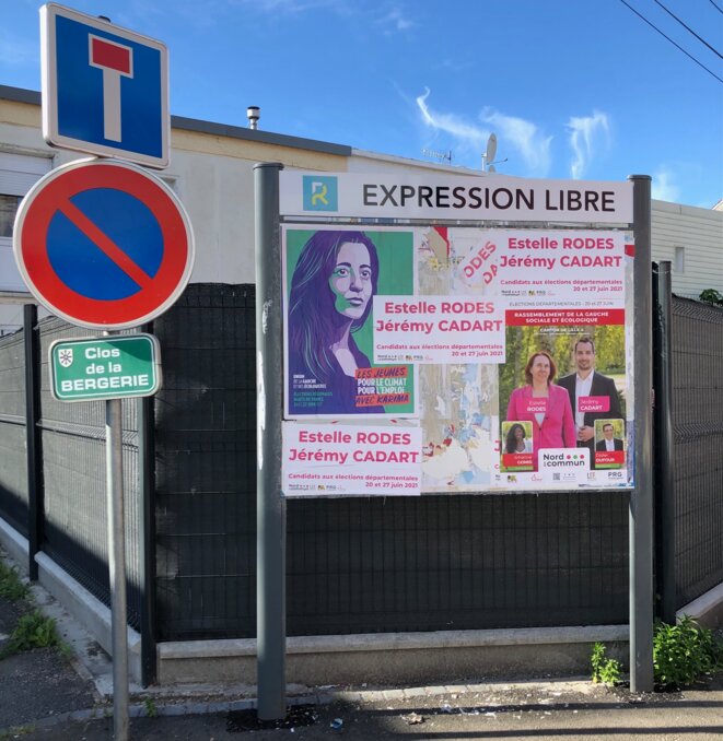 Dans une rue de Ronchin, le 11 juin. © PG Dans une rue de Ronchin, le 11 juin. © PG