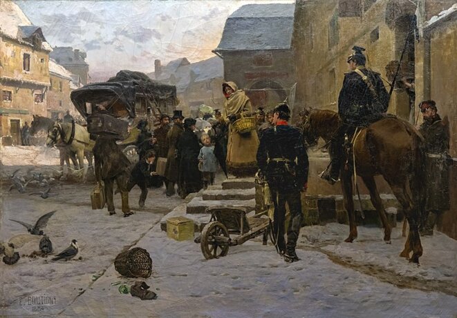 Paul-Émile Boutigny, “Boule de suif” (1884), musée des Beaux-Arts de Carcassonne. © CC BY-SA 4.0