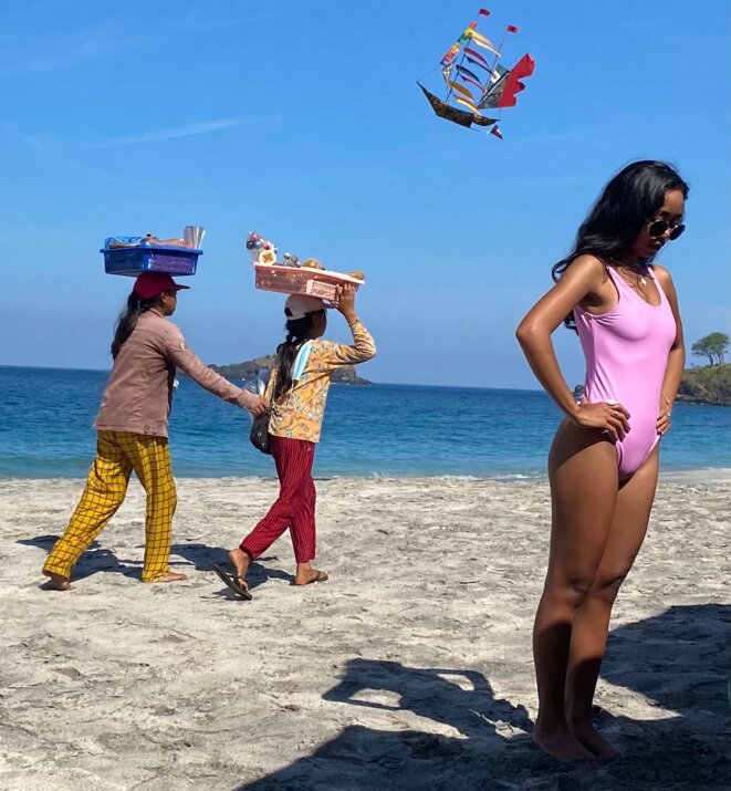 JUSTE UNE IMAGE DE BALI (6) : TELESCOPAGE A LA BREUGHEL