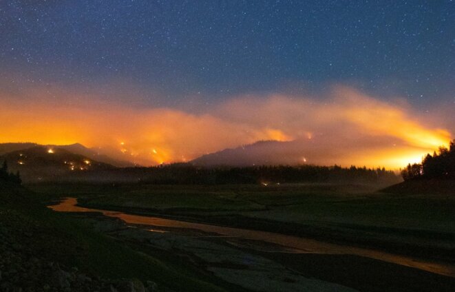 Incendie en Californie le 2 juillet © Josh Edelson  / AFP