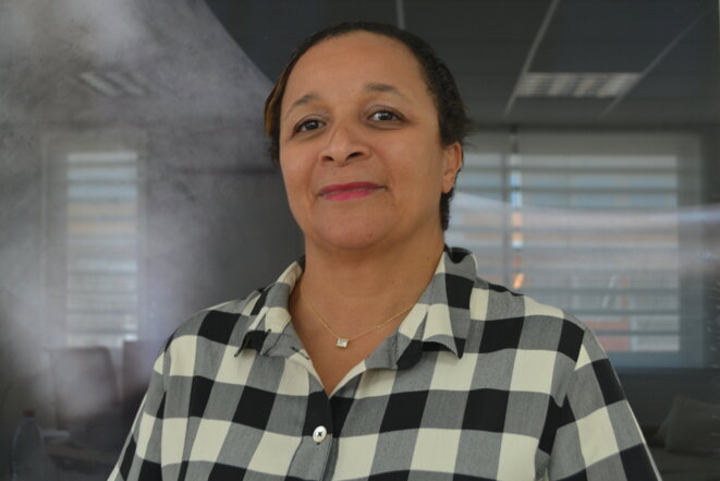 Lawyer Maryse Coppet campaigns against the modern consequences of the colonial economy in Pointe-à-Pitre, Guadeloupe, and Brussels. © JS Lawyer Maryse Coppet campaigns against the modern consequences of the colonial economy in Pointe-à-Pitre, Guadeloupe, and Brussels. © JS