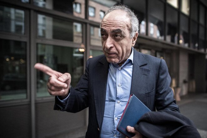 Ziad Tiakieddine à son arrivée à l'Office central de lutte contre la corruption et les infractions financières et fiscales à Nanterre, pour son audition, le 17 novembre 2016. © Photo Philippe Lopez / AFP