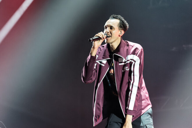 Gaël Faye au festival Chorus de La Seine Musicale, le 9 juillet 2021. © Daniel Pier/NurPhoto via AFP Gaël Faye au festival Chorus de La Seine Musicale, le 9 juillet 2021. © Daniel Pier/NurPhoto via AFP