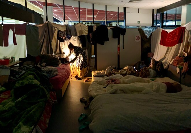26 femmes font partie des grévistes de l'ULB et ne veulent rien lâcher malgré les difficultés. © NB 26 femmes font partie des grévistes de l'ULB et ne veulent rien lâcher malgré les difficultés. © NB