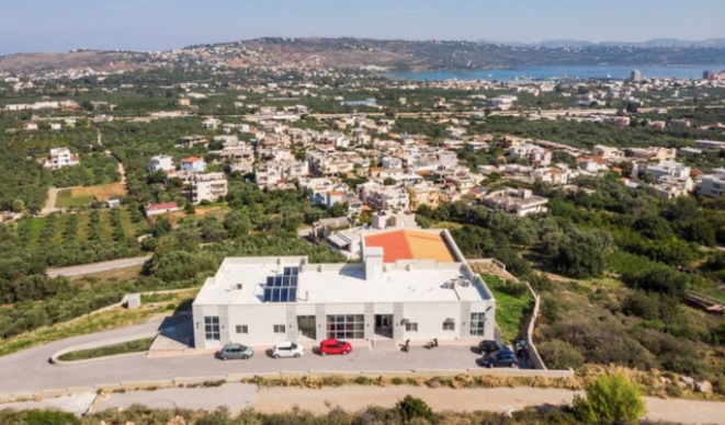 La maison de retraite Aghia Skepi ("Saint Toit protecteur") en Crète. © Capture du site agiaskepi.gr
