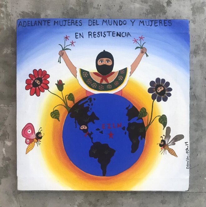Adelante mujeres del mundo y mujeres en resistencia, "La grande invasion", galerie Salle principale, Paris, 6 juin - 18 juillet 2021 © Salle principale Adelante mujeres del mundo y mujeres en resistencia, "La grande invasion", galerie Salle principale, Paris, 6 juin - 18 juillet 2021 © Salle principale