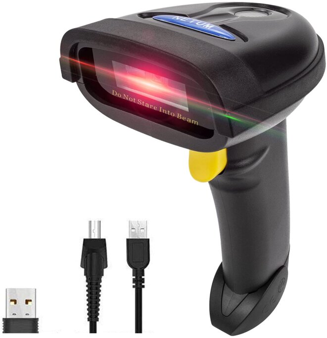Scanner de QR Code Bluetooth de marque Netum © Netum - site Amazon Scanner de QR Code Bluetooth de marque Netum © Netum - site Amazon