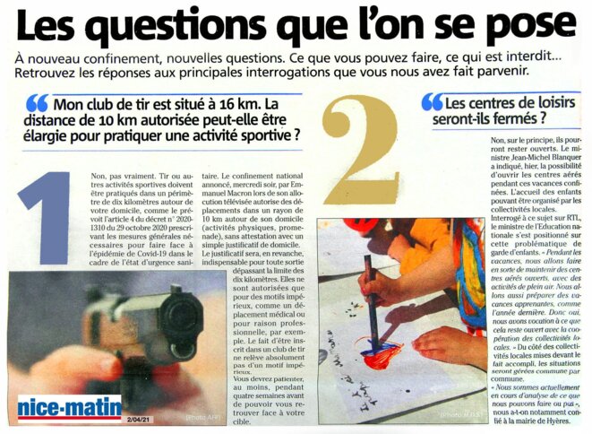 Nice Matin du 2 avril Nice Matin du 2 avril