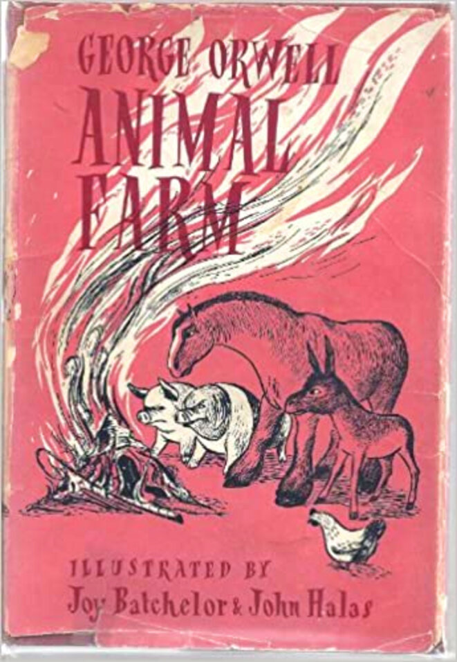Ancienne édition de "La ferme des animaux" de G.Orwell Ancienne édition de "La ferme des animaux" de G.Orwell